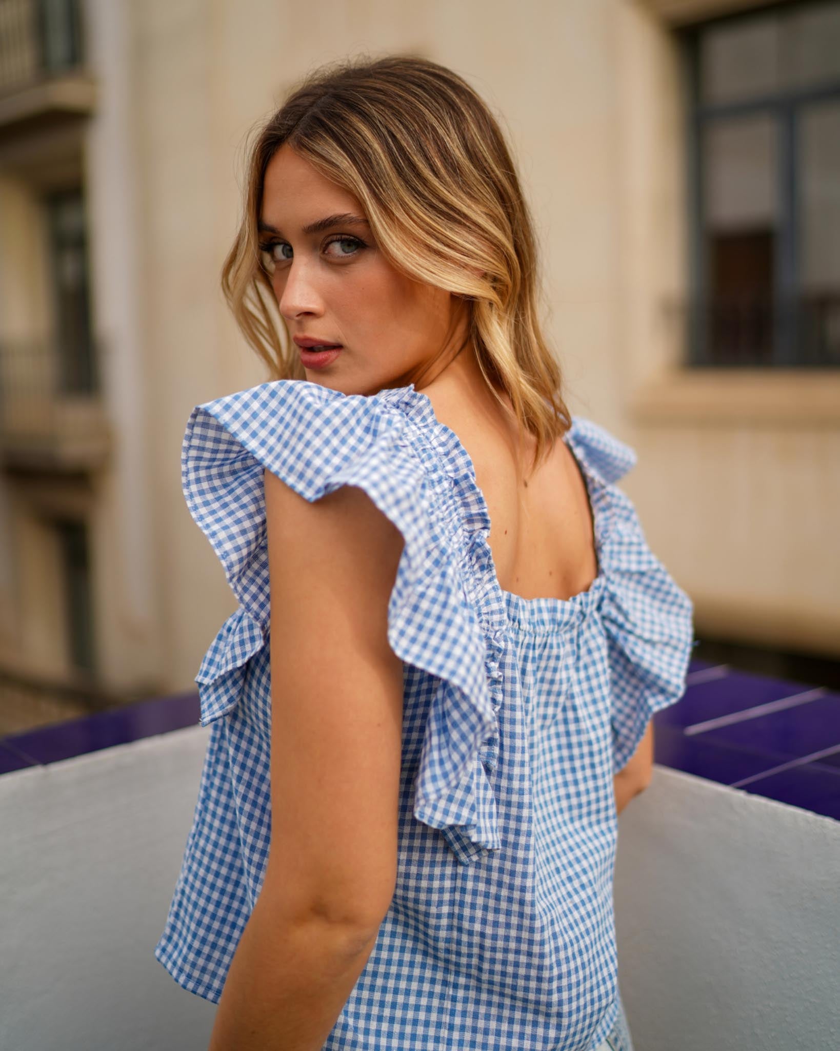 Blusa VIOLETA CELESTE