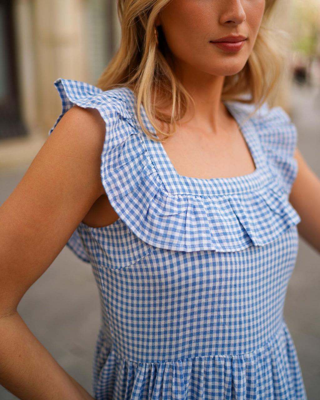 Vestido MAGNOLIA Celeste