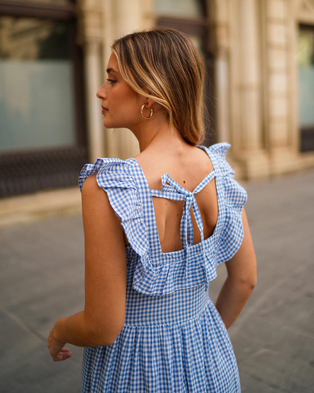 Vestido MAGNOLIA Celeste