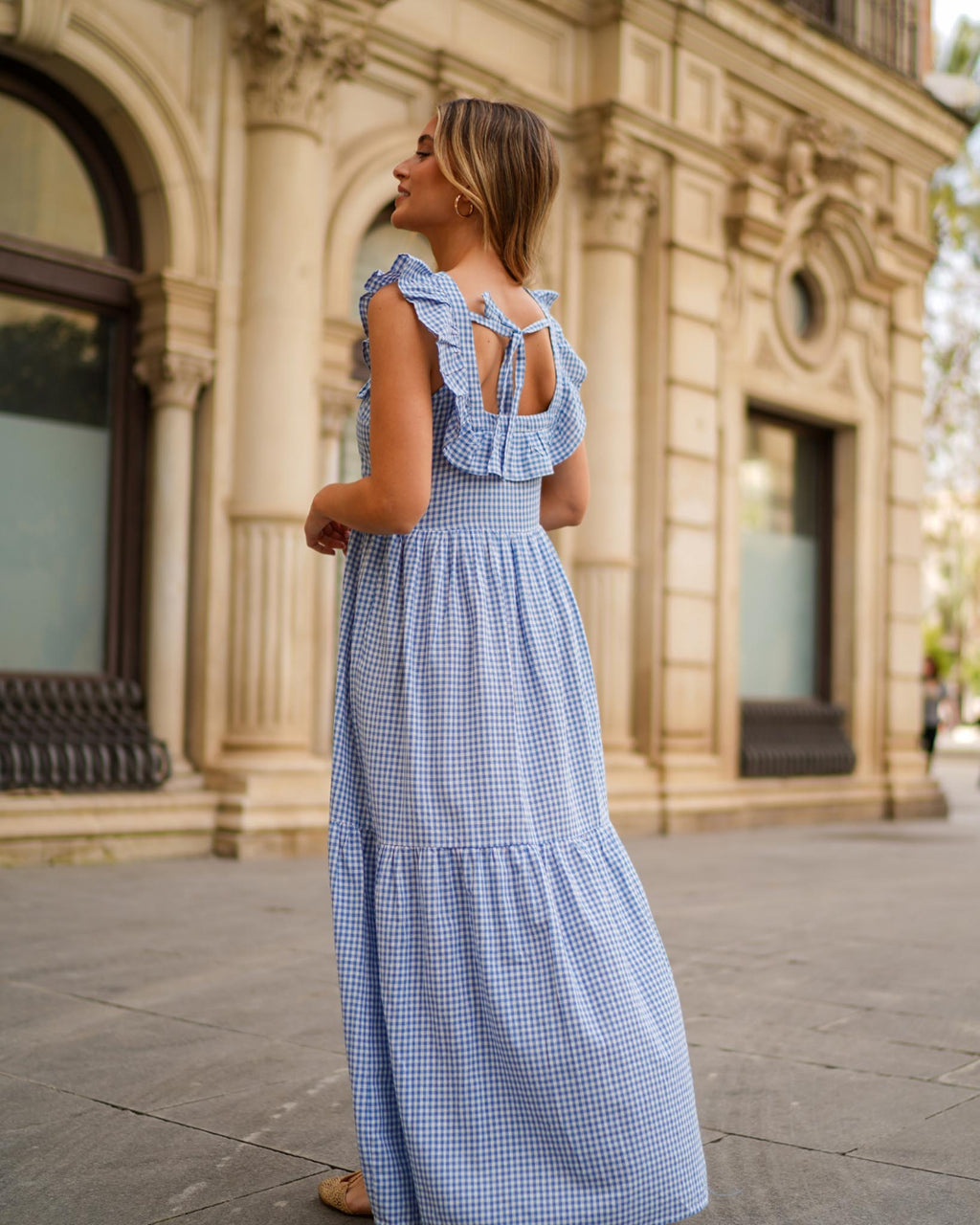 Vestido MAGNOLIA Celeste