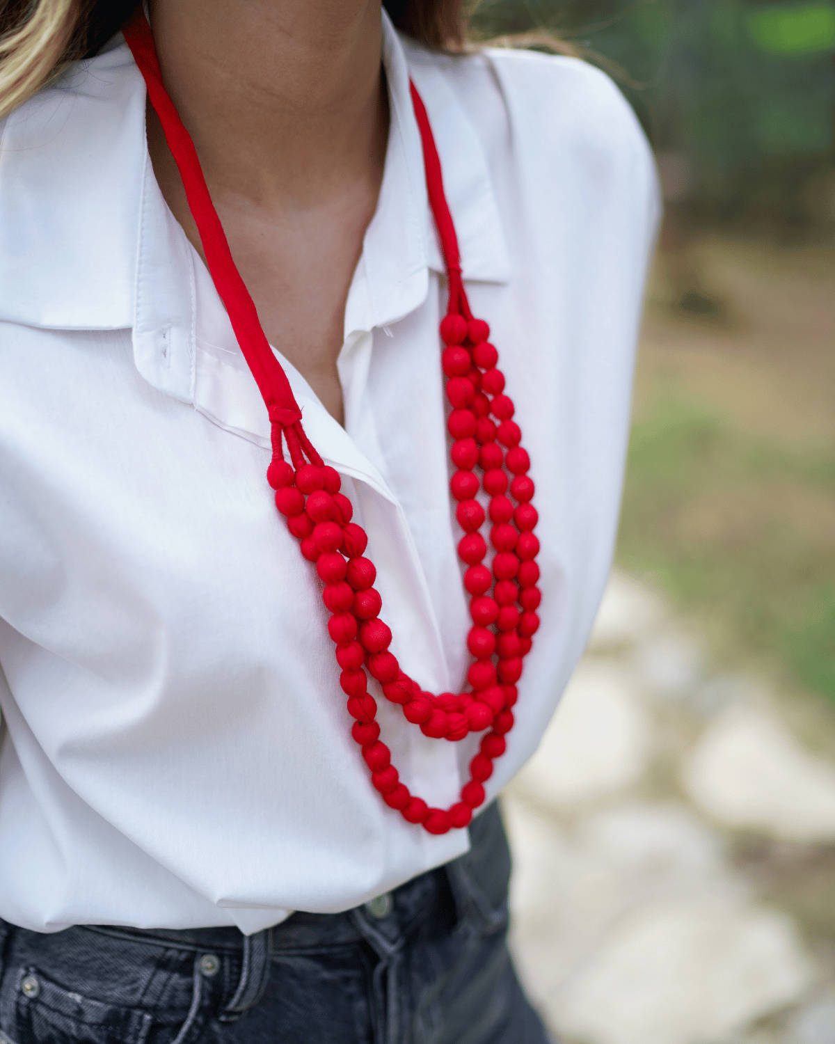 Collar AYANA Rojo