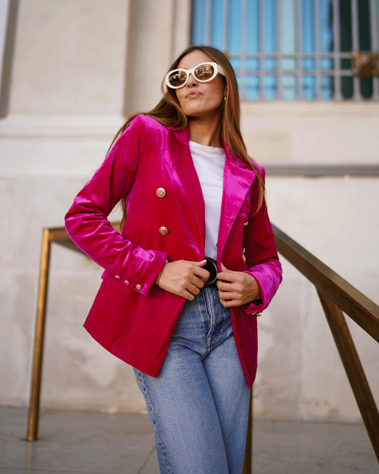 Blazer LEVENNES Fucsia