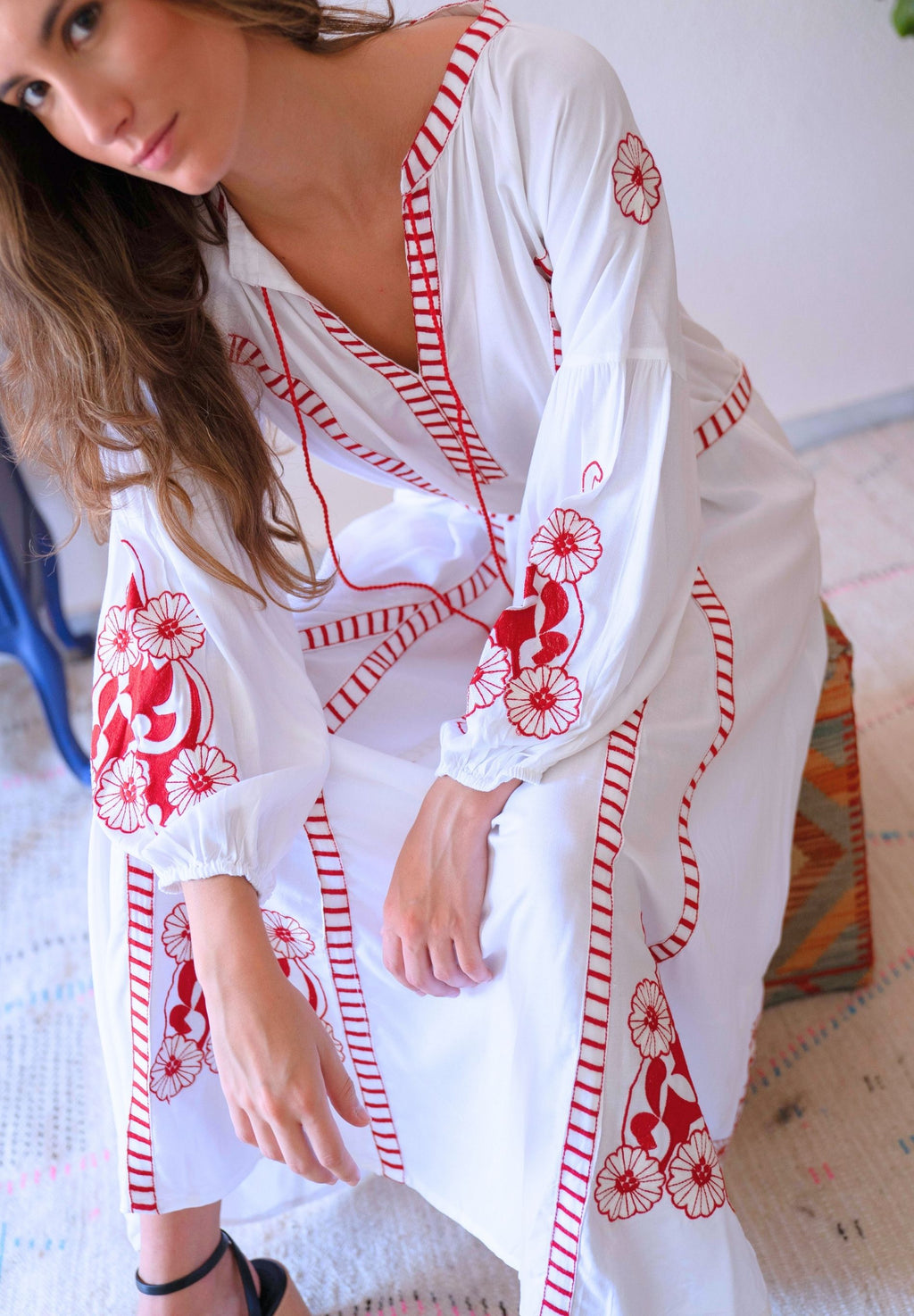 Caftán bordado Nébula