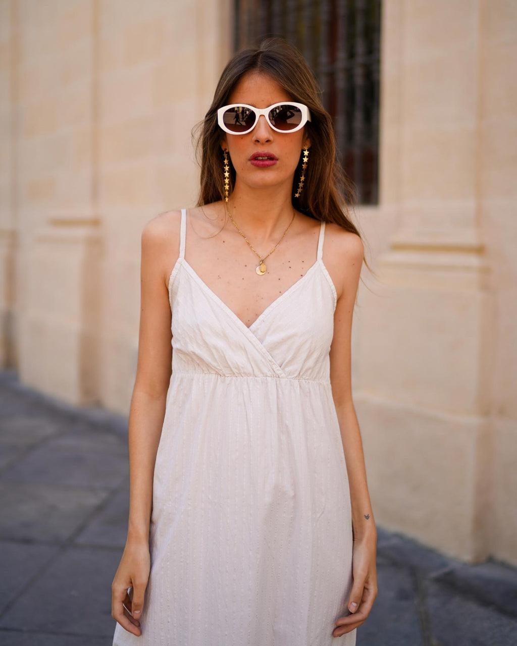 Vestido ADOMAS Beige