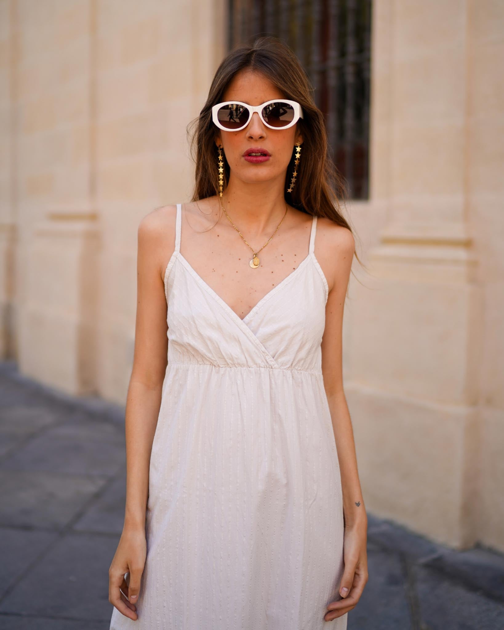 Vestido ADOMAS Beige