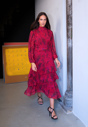 Vestido volantes Aven