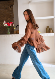 Blusa volantes Auré