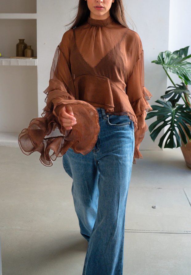 Blusa volantes Auré