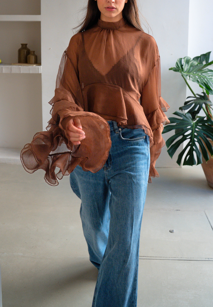 Blusa volantes Auré