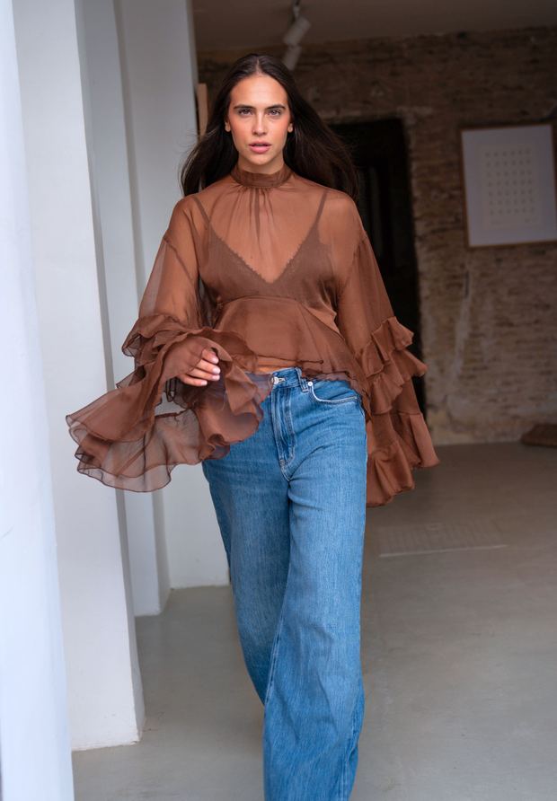 Blusa volantes Auré