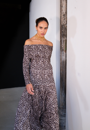 Vestido largo algodón Solène