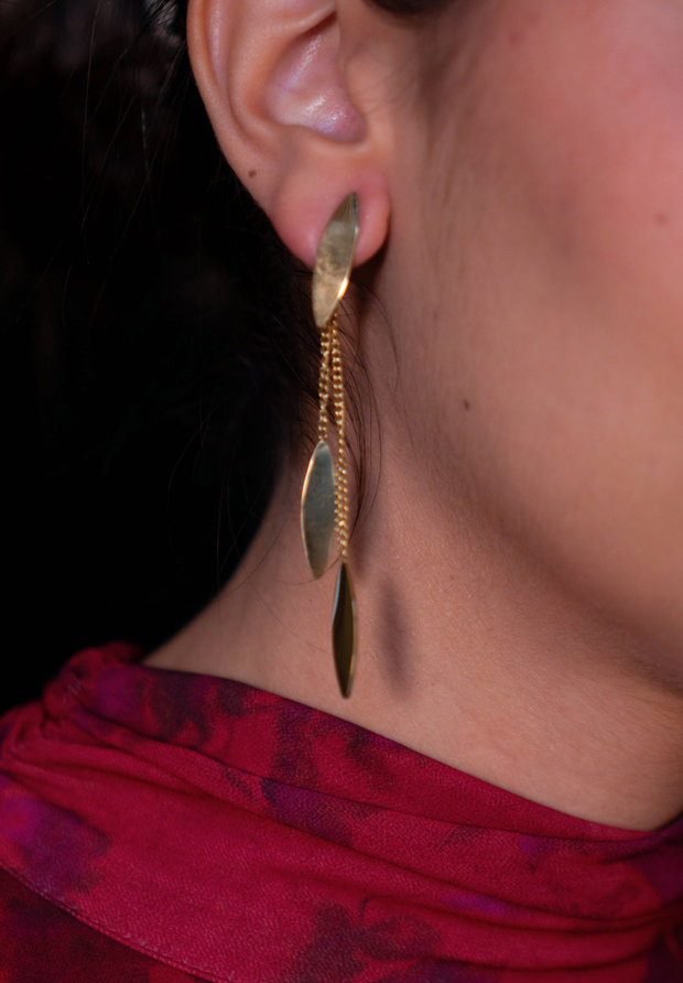 Pendientes metálicos Tréa