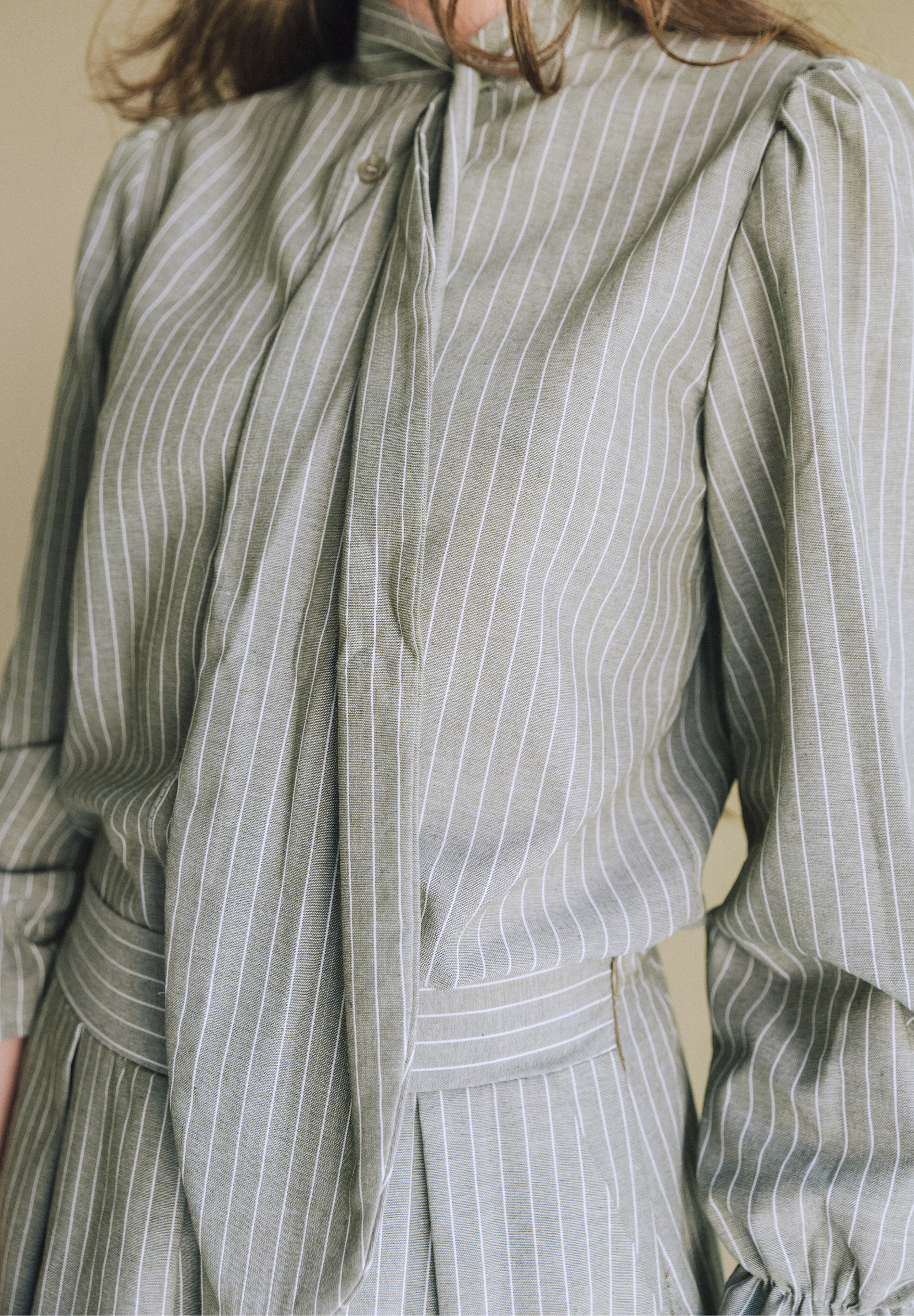 Camisa rayas verde Radox