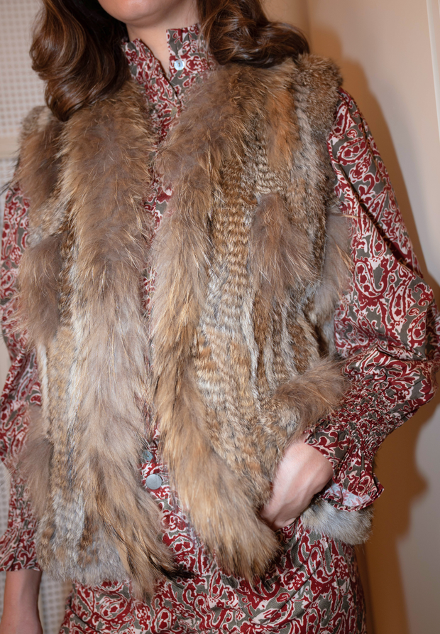 Chaleco pelo natural premium Variel