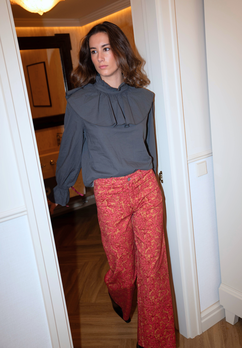 Pantalón estampado Olen