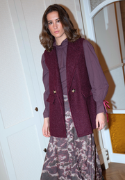 Chaleco grueso morado Sorell