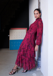 Vestido volantes Aven