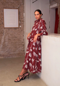 Vestido midi bordado Solen