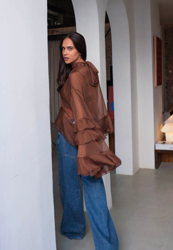 Blusa volantes Auré