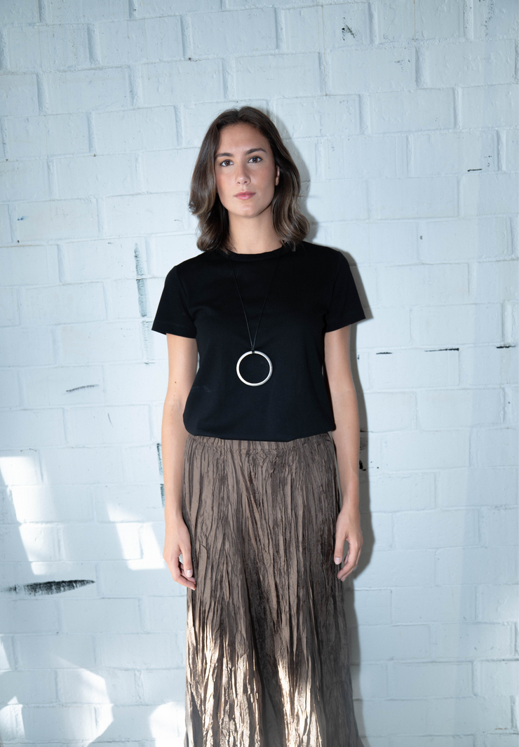 Camiseta manga corta negra Monolith