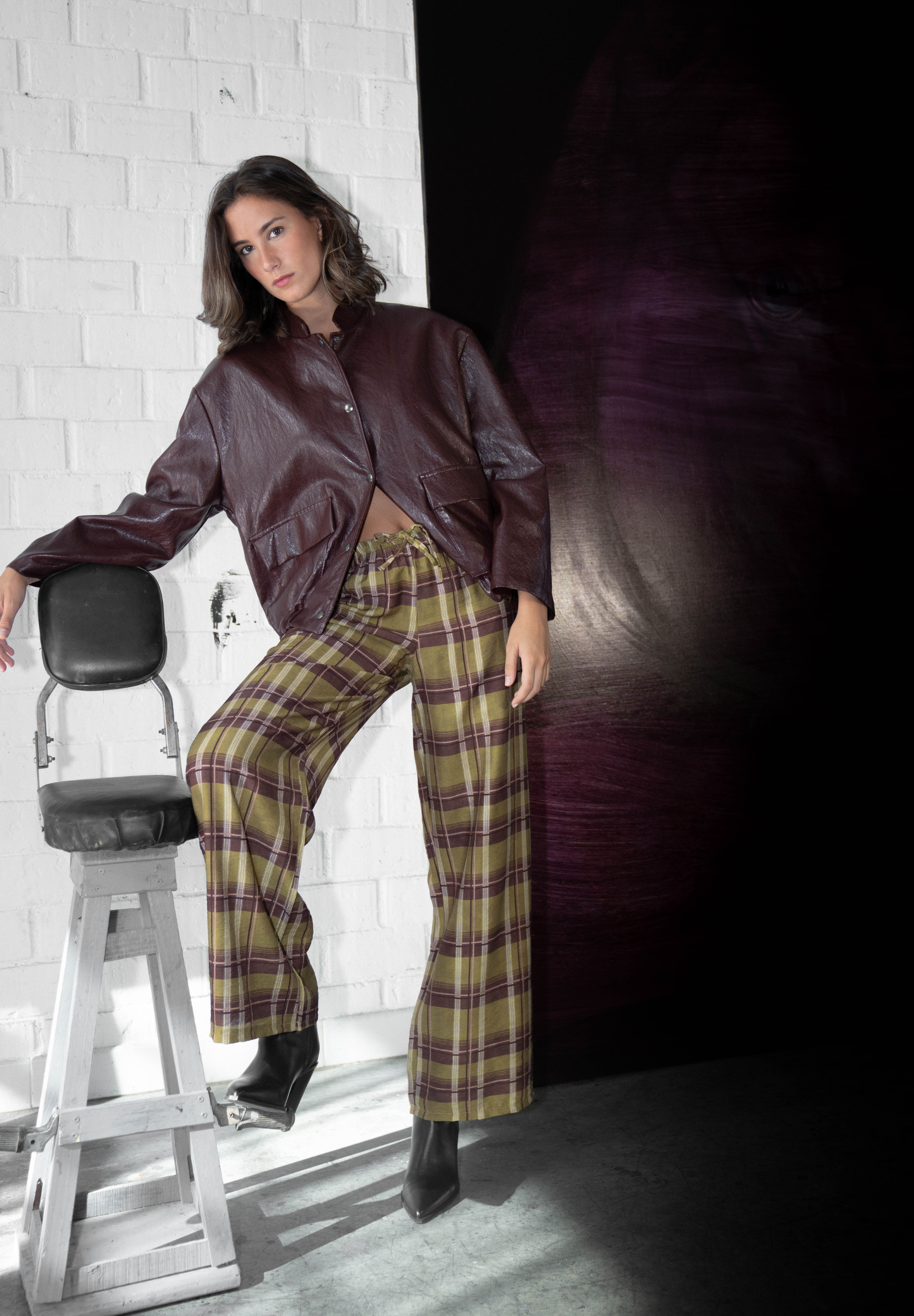 Pantalón pijamero verde Quoin