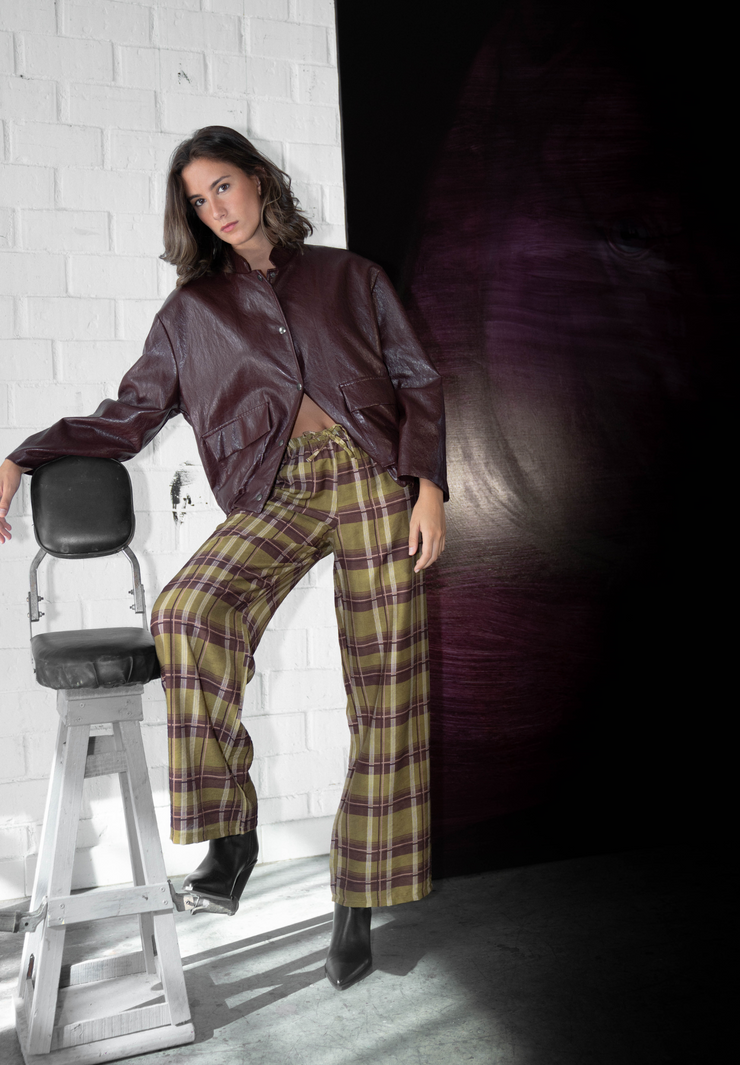 Pantalón pijamero verde Quoin