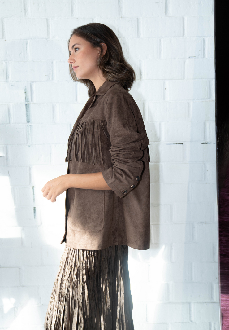 Chaqueta flecos Rive