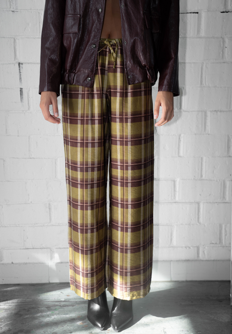 Pantalón pijamero verde Quoin