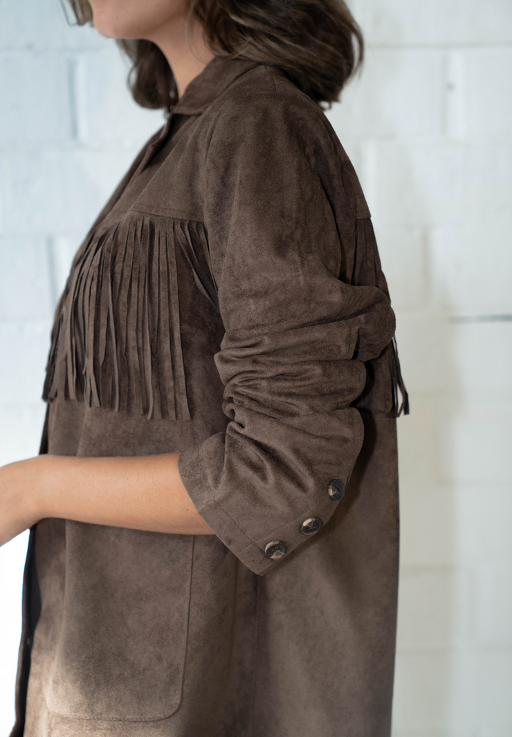 Chaqueta flecos Rive