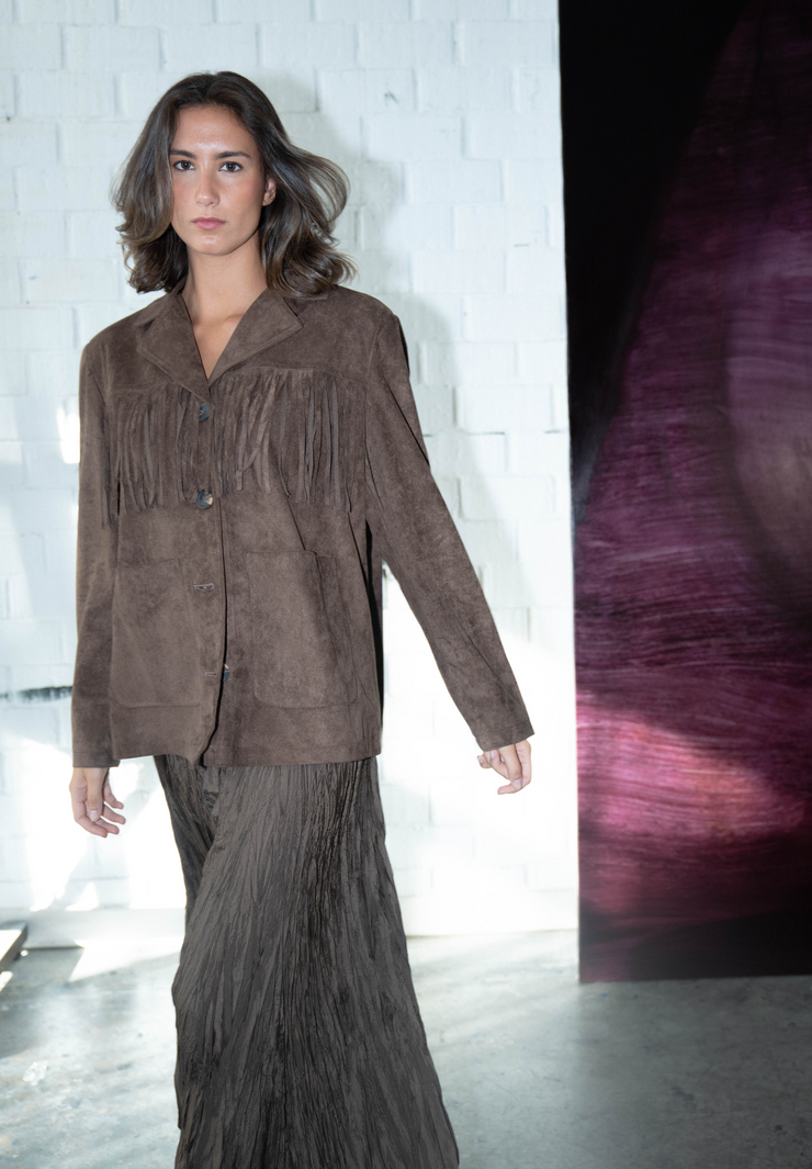 Chaqueta flecos Rive