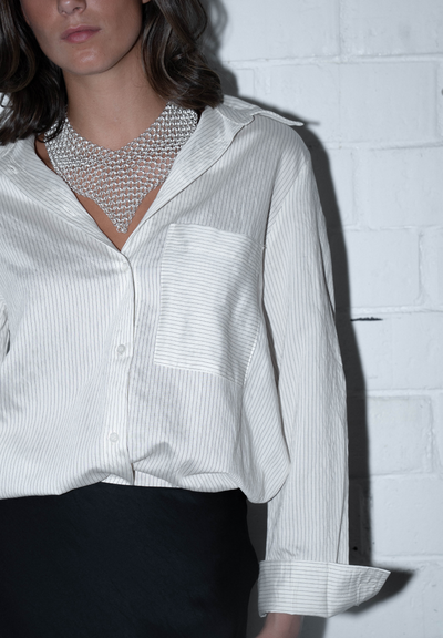 Camisa fluida rayas Aphra