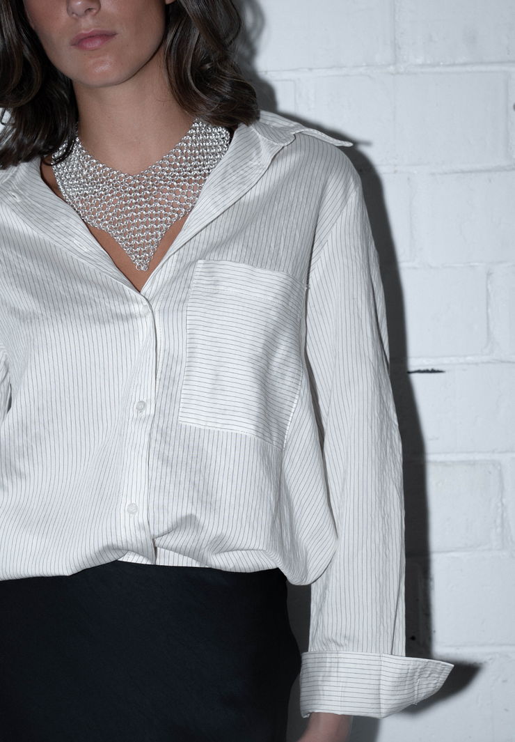 Camisa fluida rayas Aphra