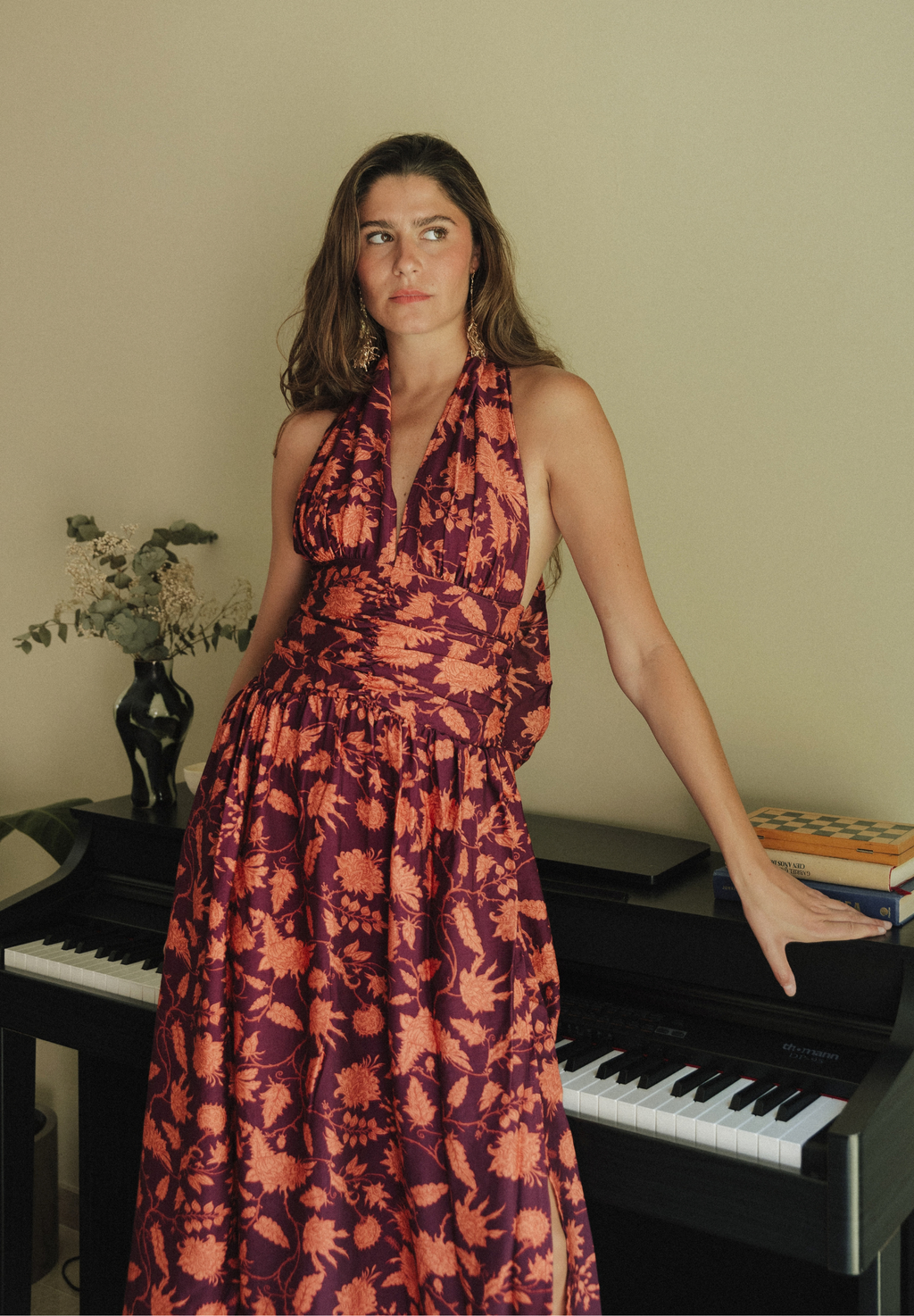 Vestido morado Krav