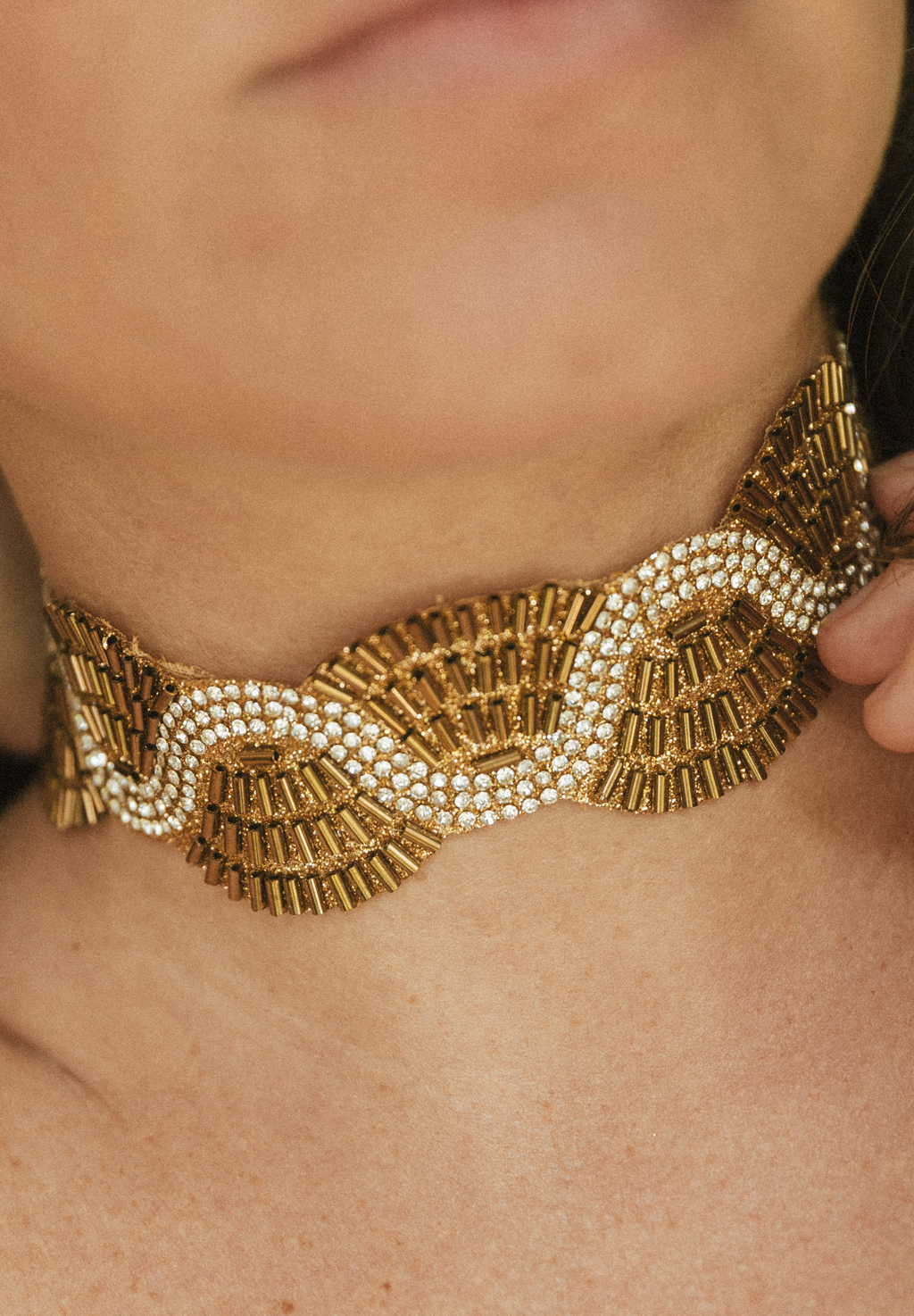 Choker dorado Solir