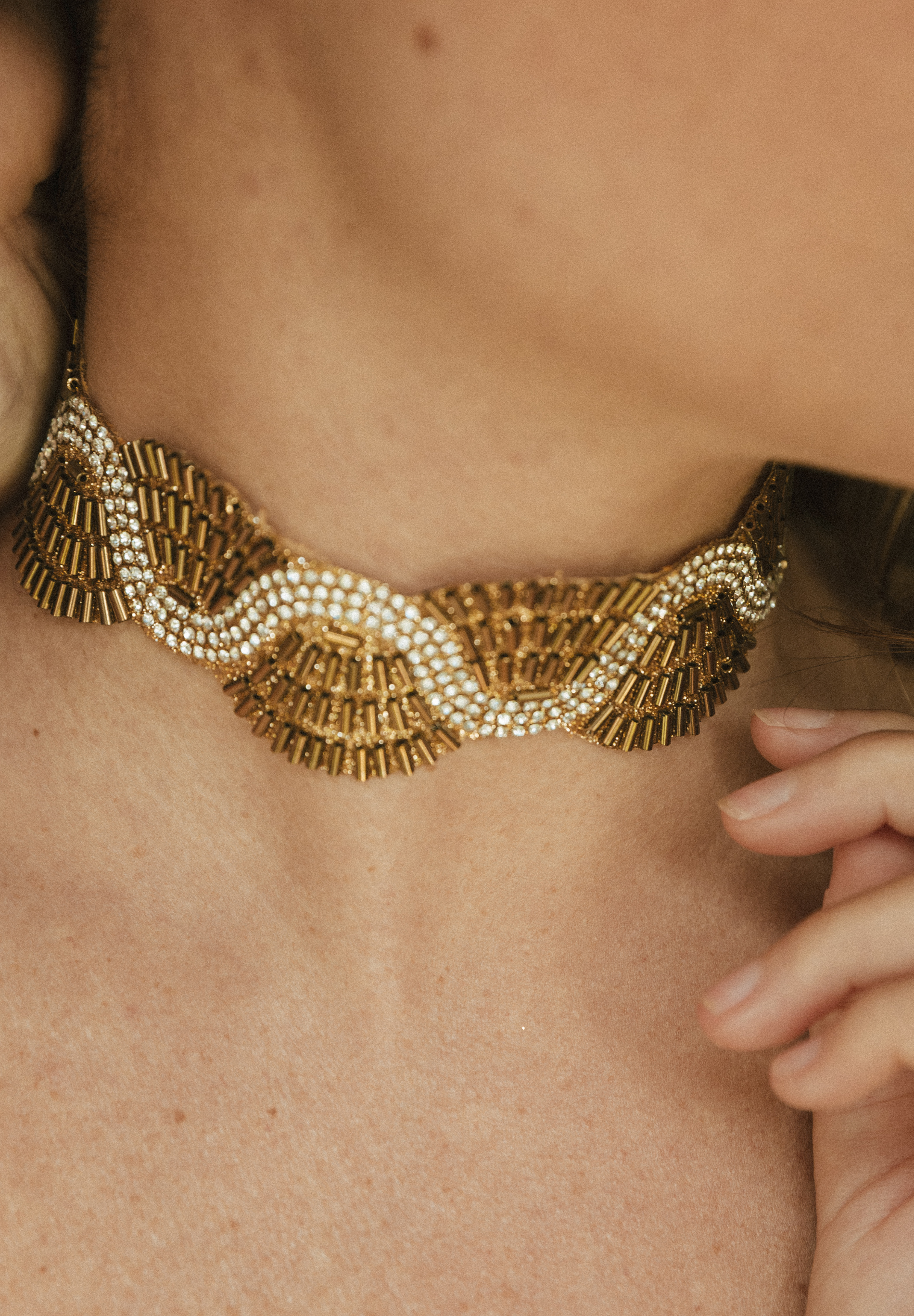 Choker dorado Solir