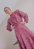 Blusa bordada magenta Árdea
