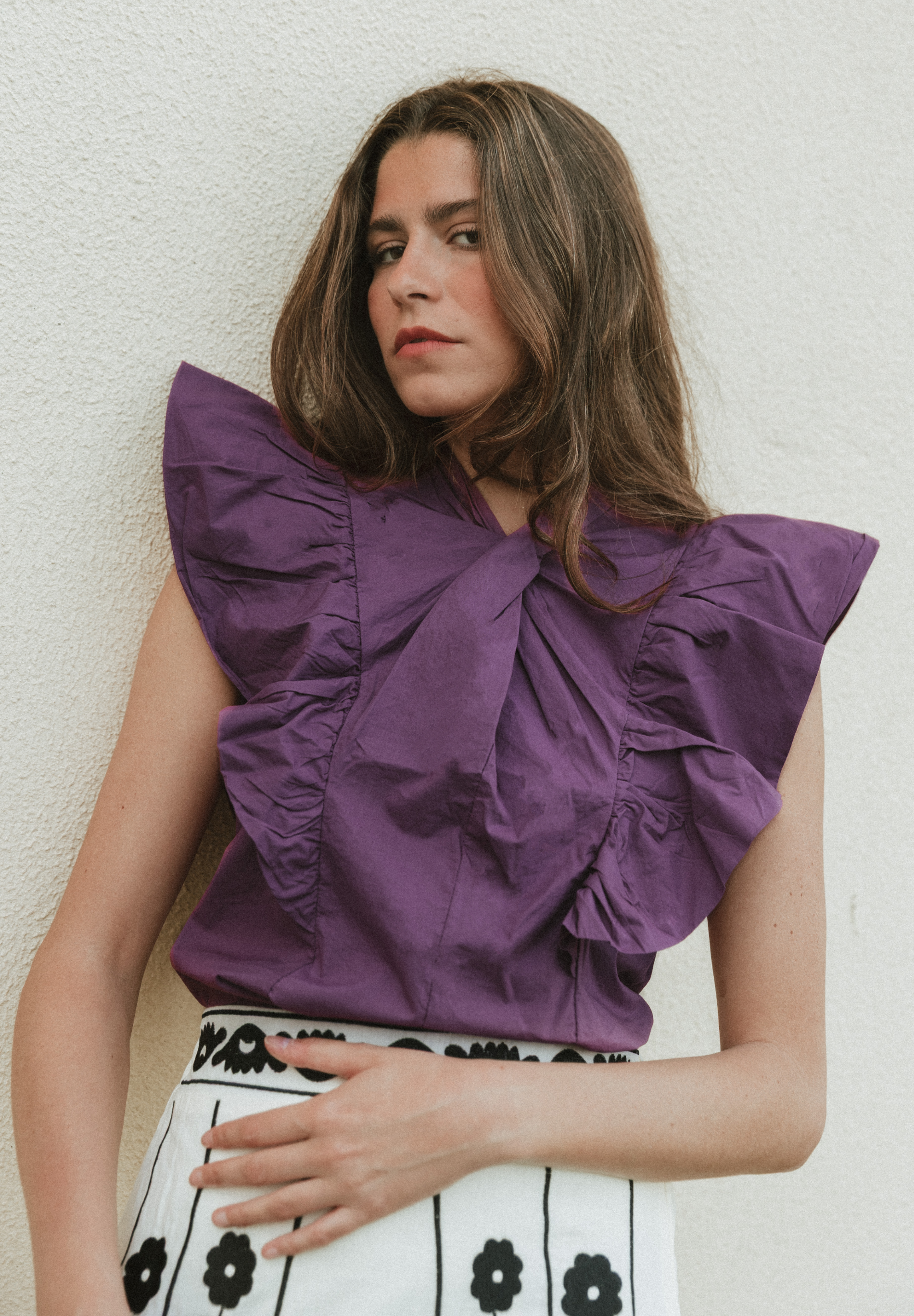Blusa morada Melvor