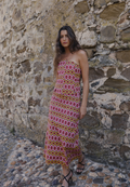 Falda midi geométrica Bloss