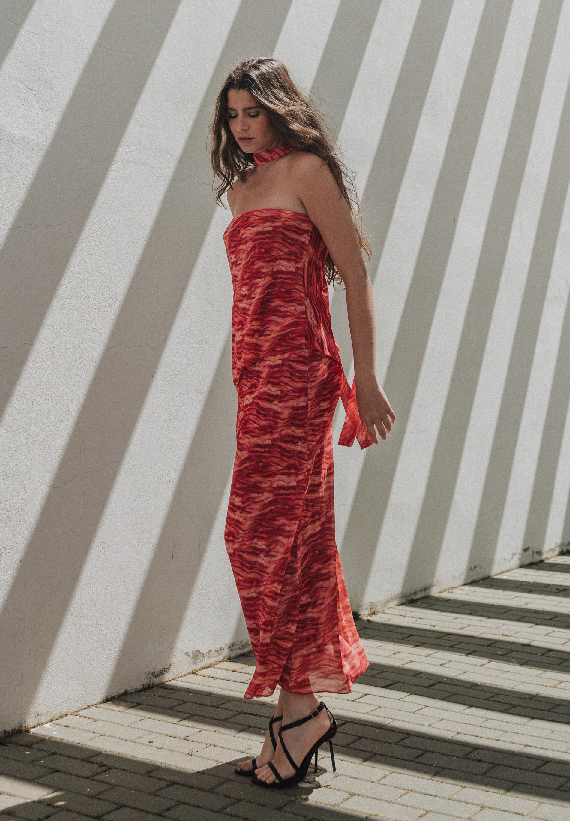 Vestido midi caldera Wor