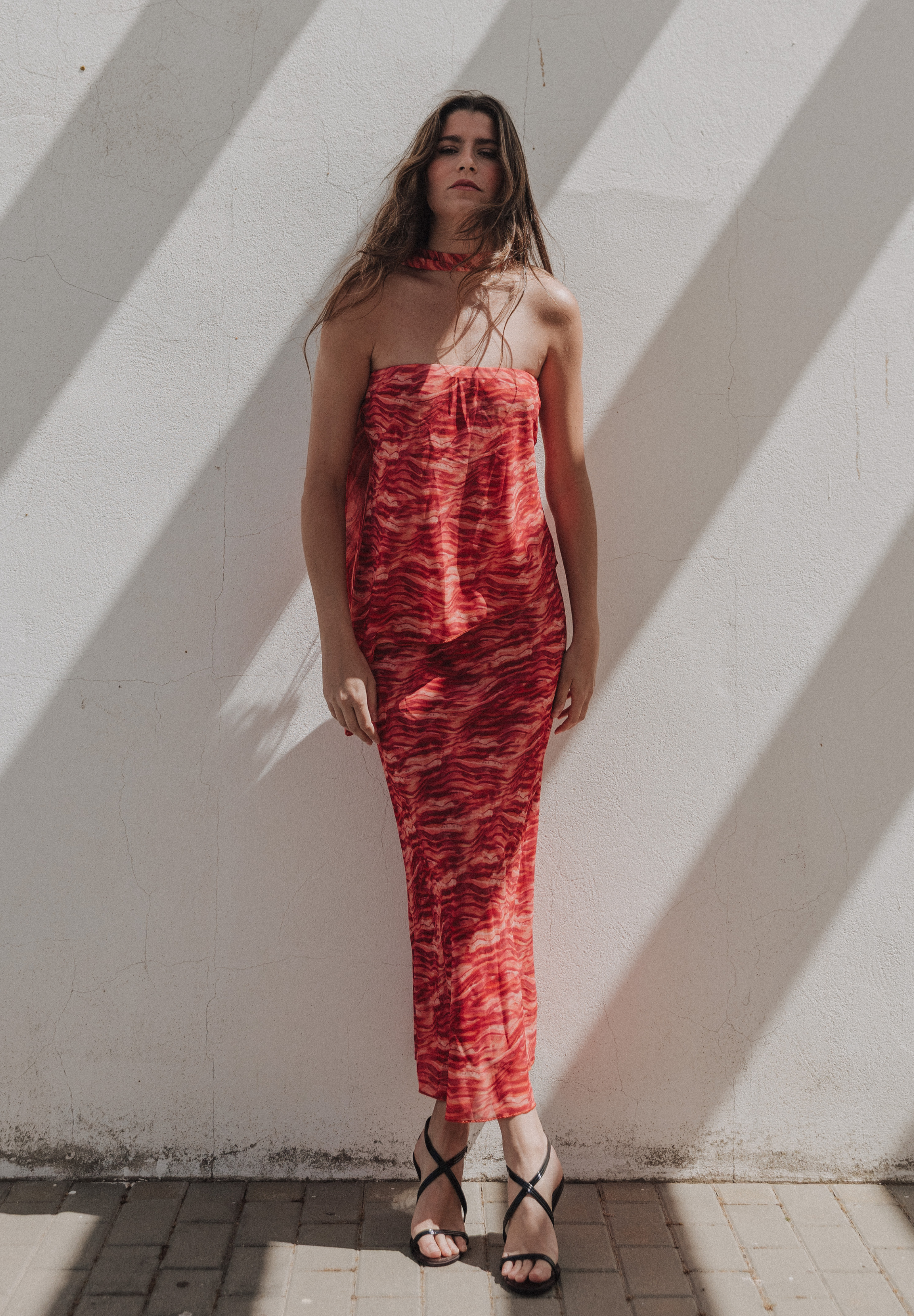 Vestido midi caldera Wor