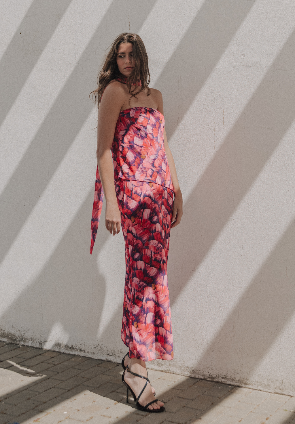 Vestido midi buganvilla Wor