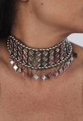 Choker plateado Uwa