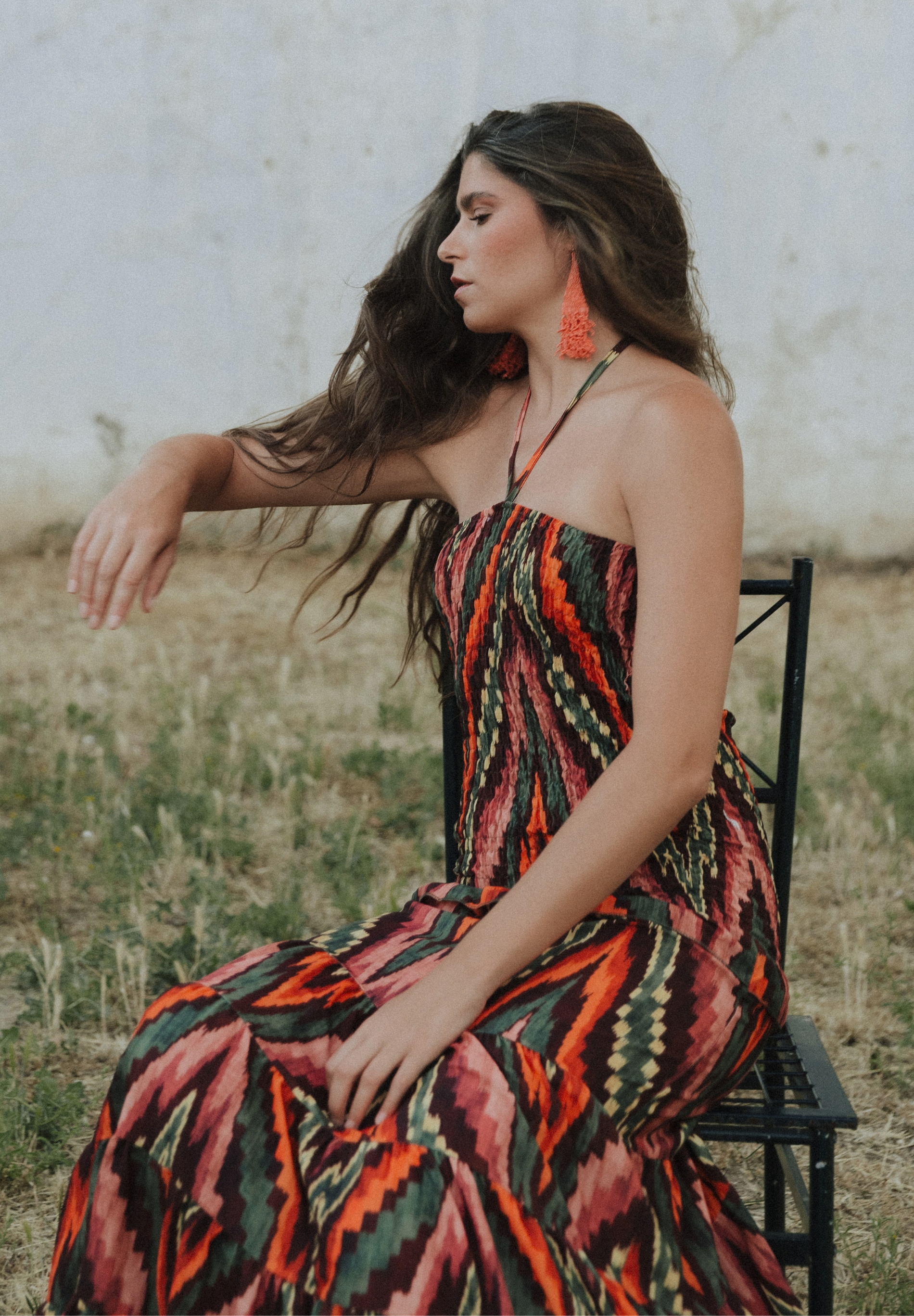 Vestido midi Krym