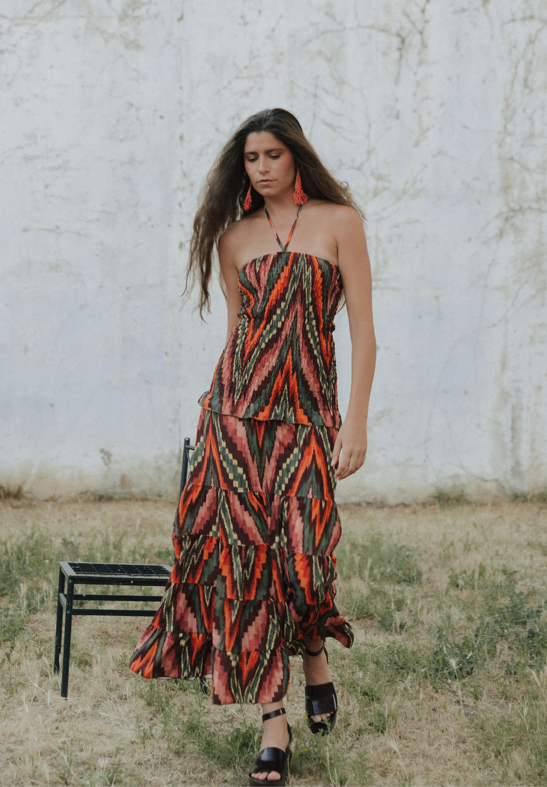 Vestido midi Krym