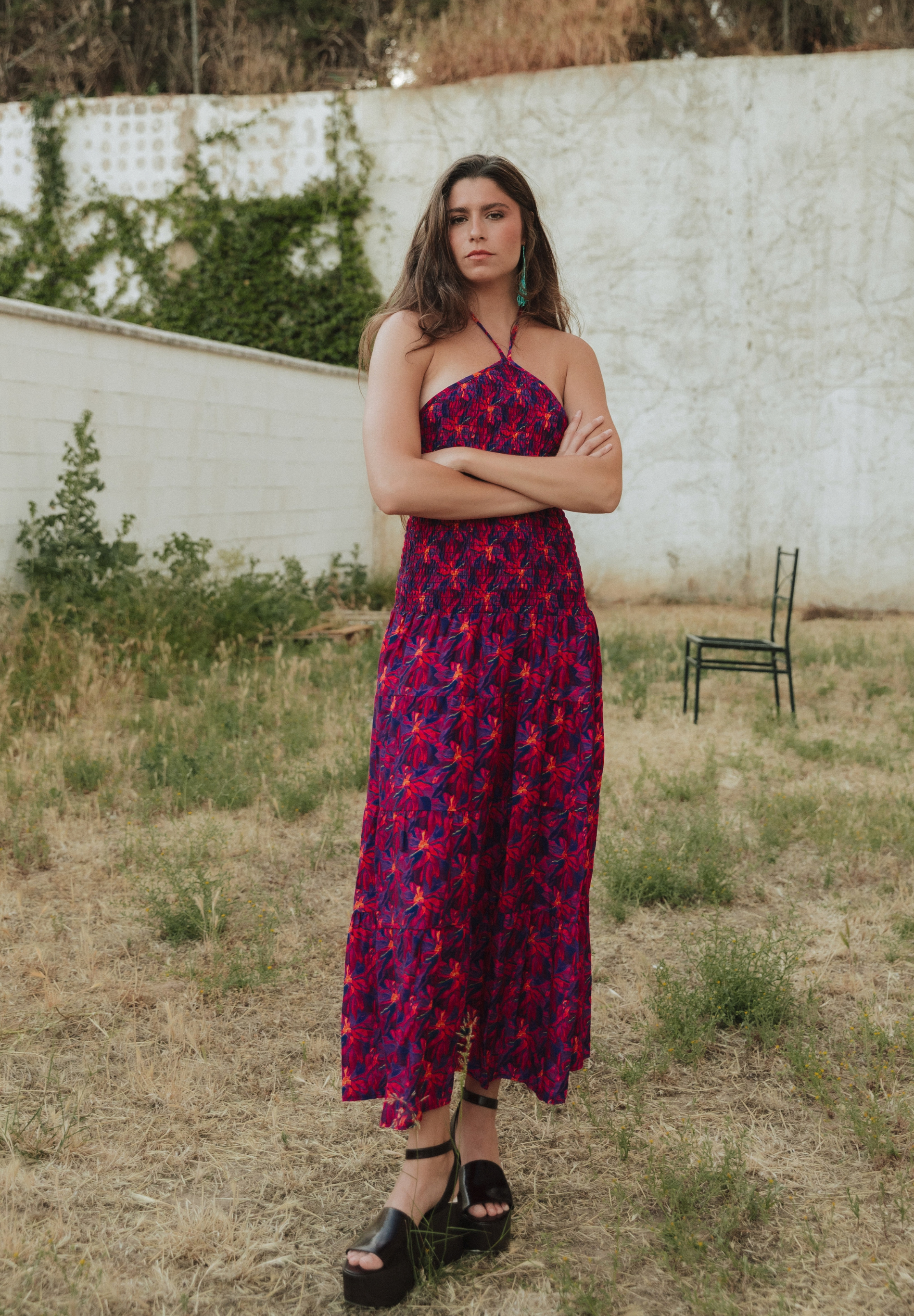 Vestido malva Belha