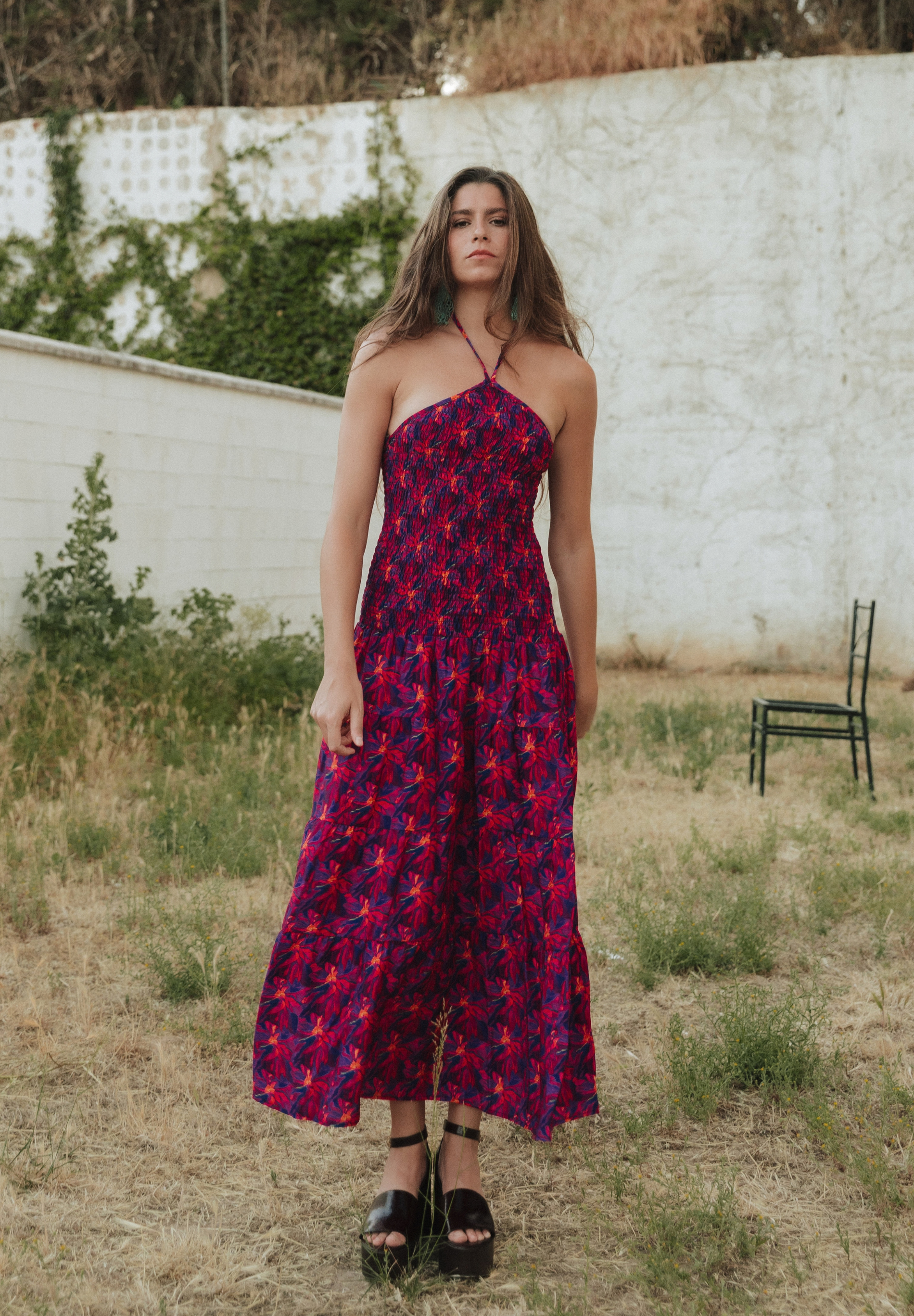 Vestido malva Belha