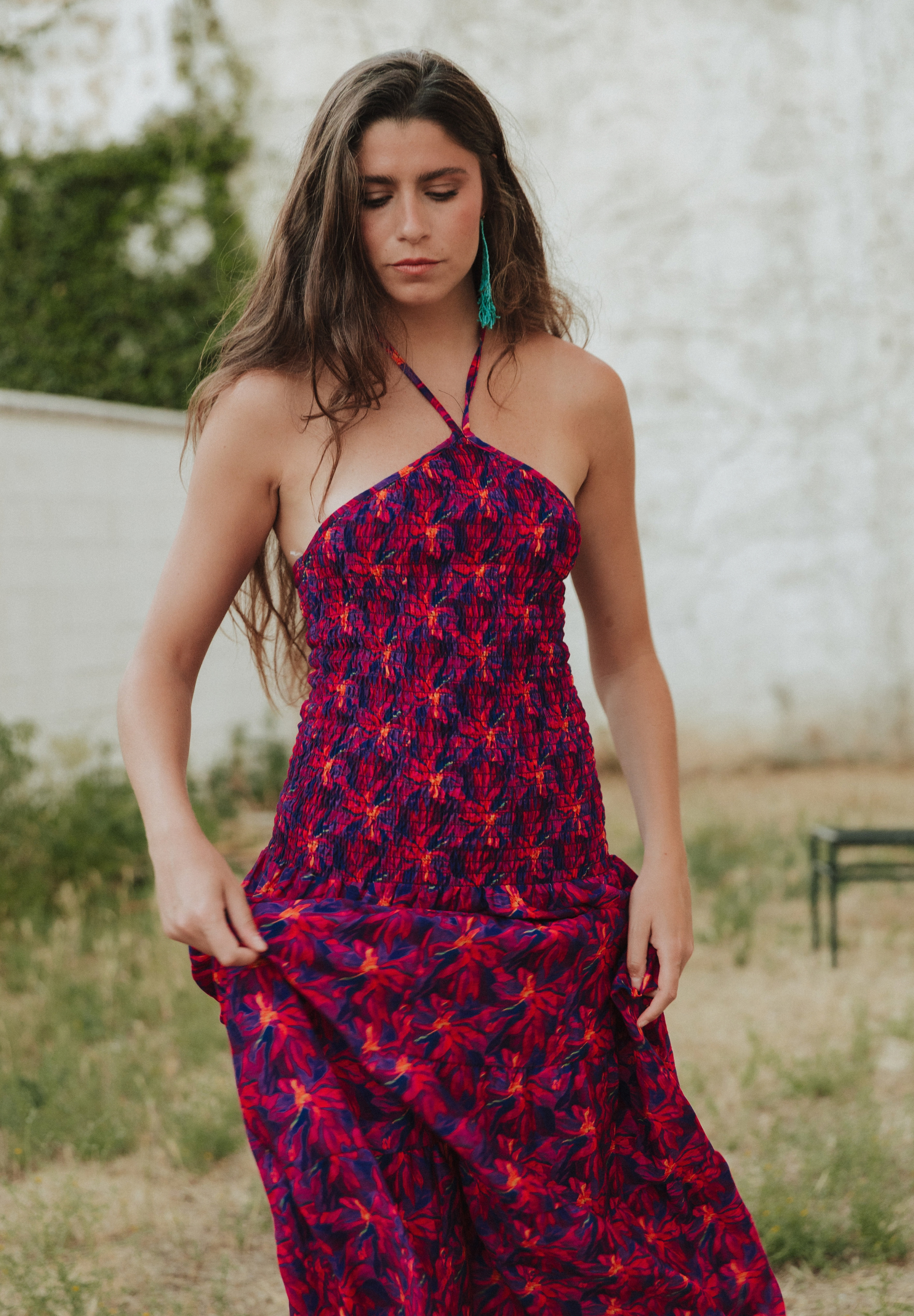 Vestido malva Belha
