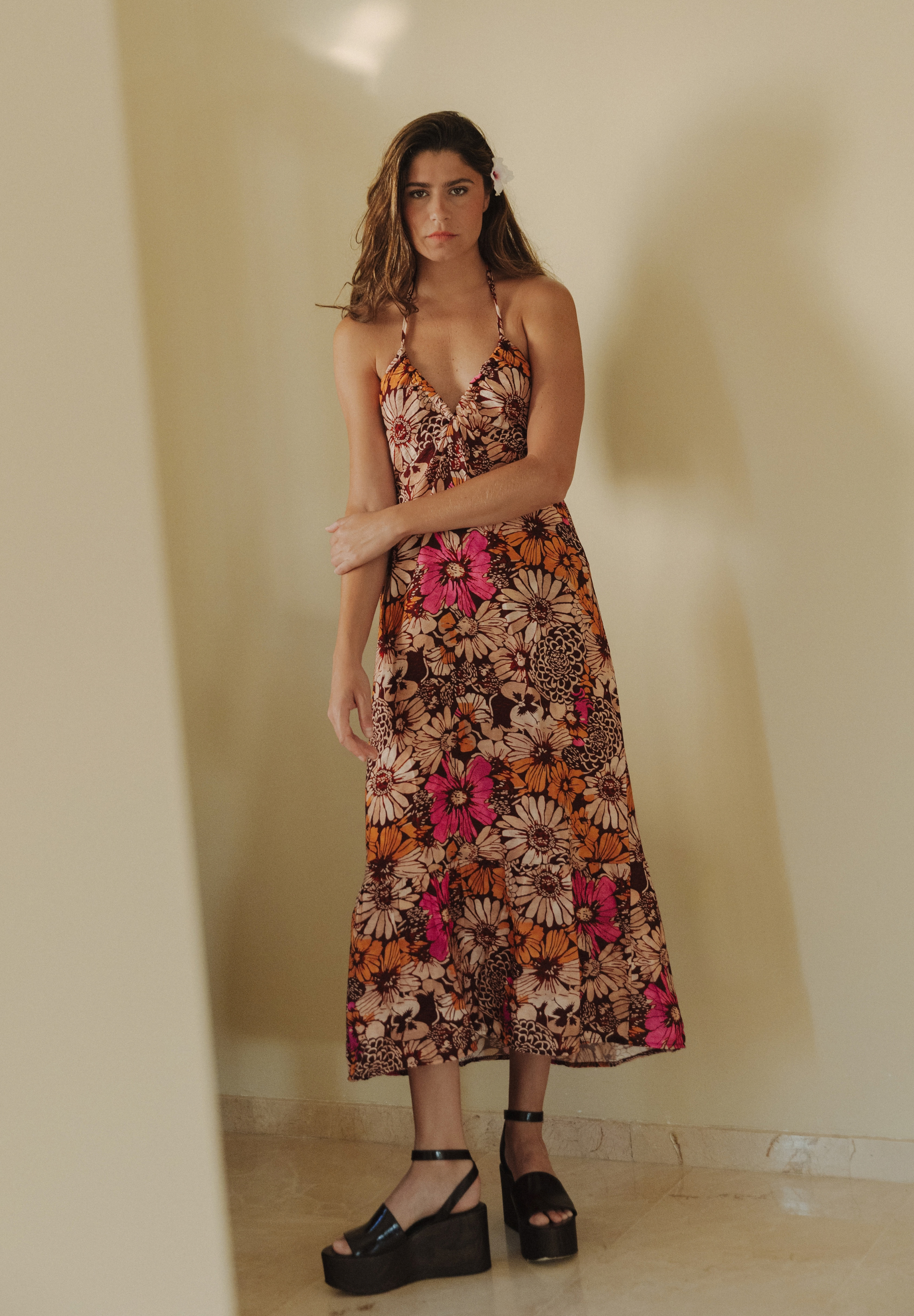 Vestido flores Groovy