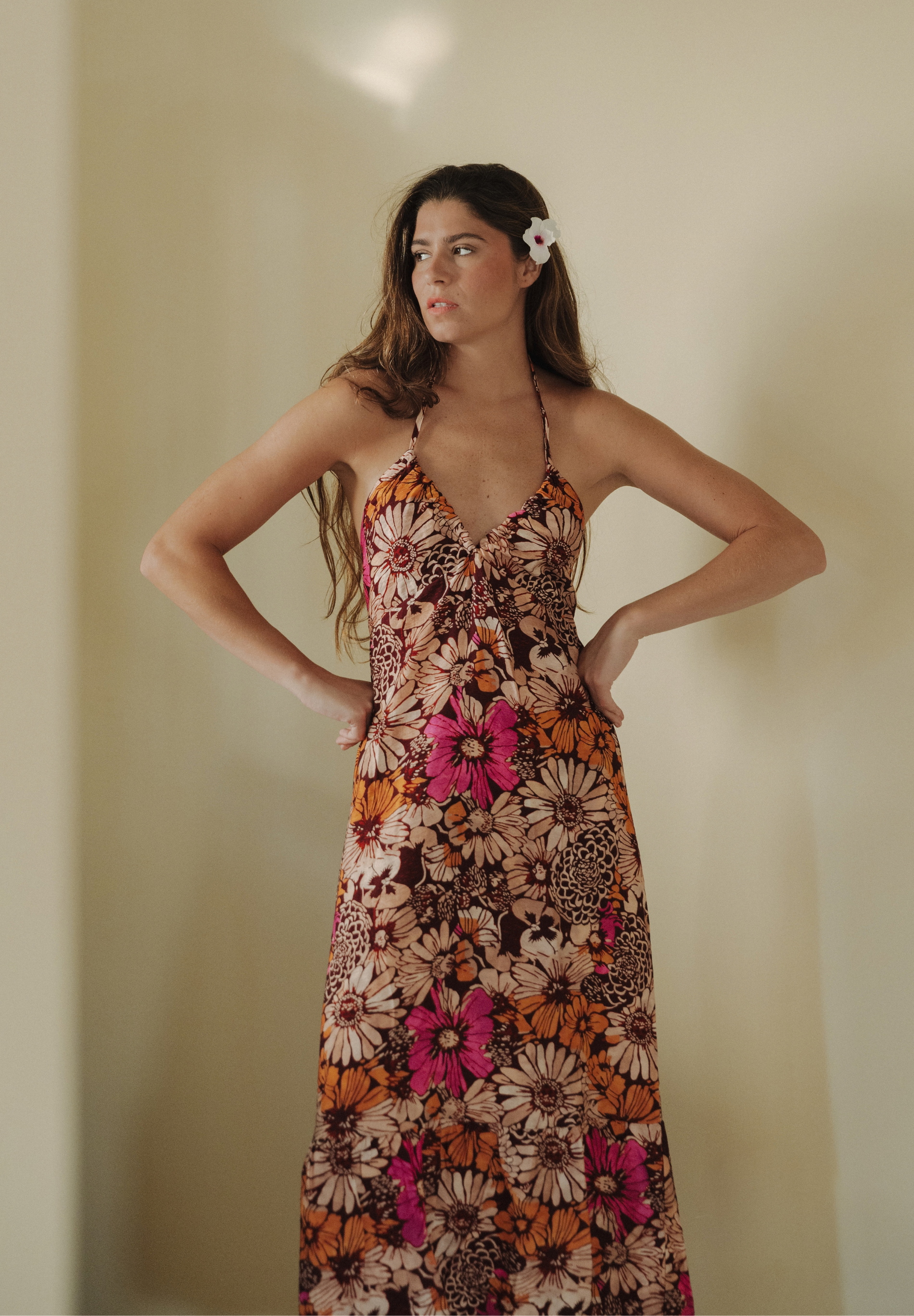 Vestido flores Groovy
