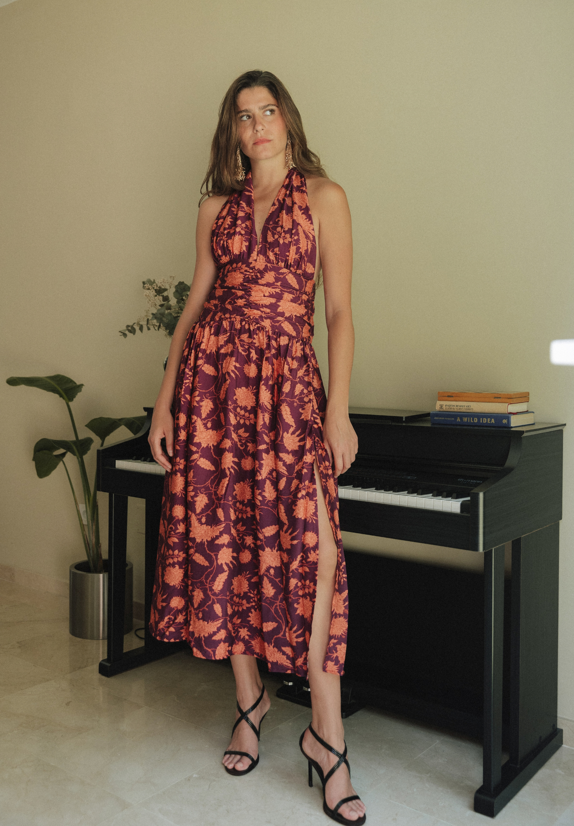 Vestido morado Krav
